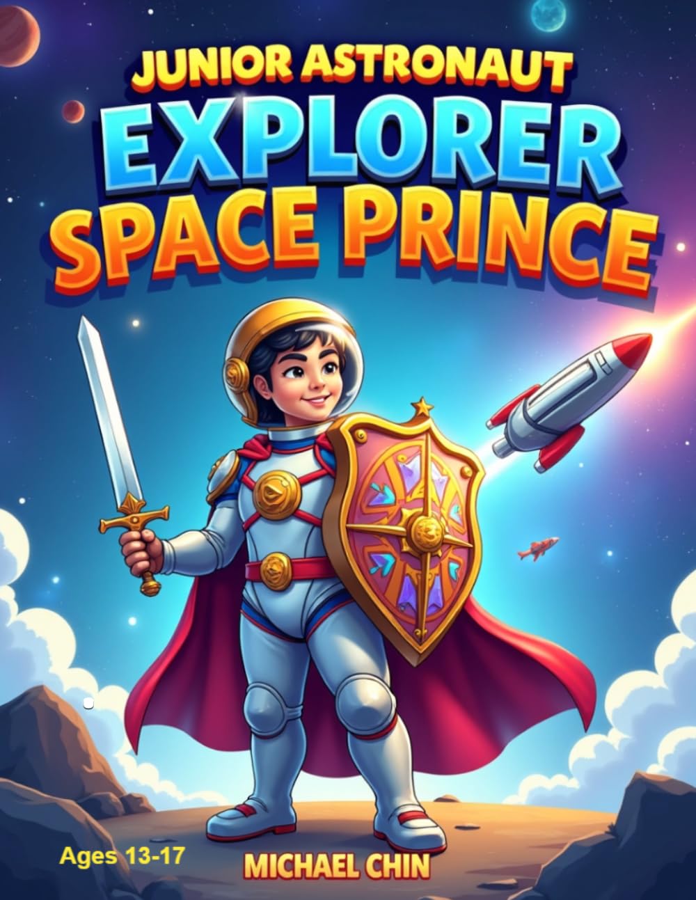 Junior Explorer Astronaut: Space Prince Coloring Book
