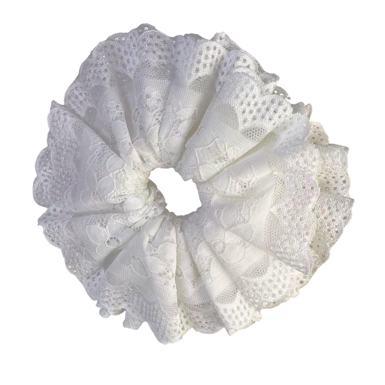 Fentency Multi Layer Hair Scrunchies Thick Oversized Hair Scrunchy Elegant Hair Rope Women Ponytail Holder
