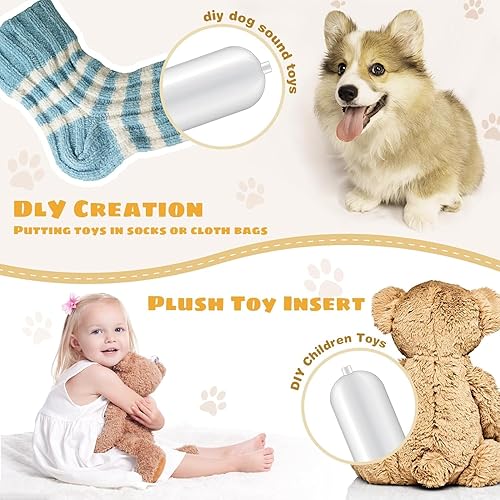 Miniatura 5 de Paquete de 45 chirriadores de repuesto para juguetes para perros, juguetes chirriantes de plástico para perros, juguetes chirriantes para perros,