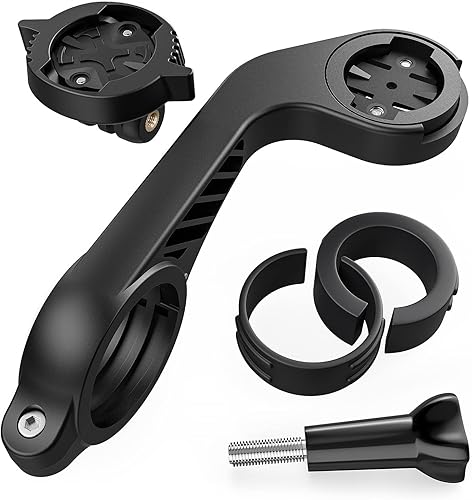 TUSITA Montaje frontal empotrado compatible con Garmin Edge GPS Bike Computer, XOSS G/G+, adaptador de montaje de brida de fricción incluido