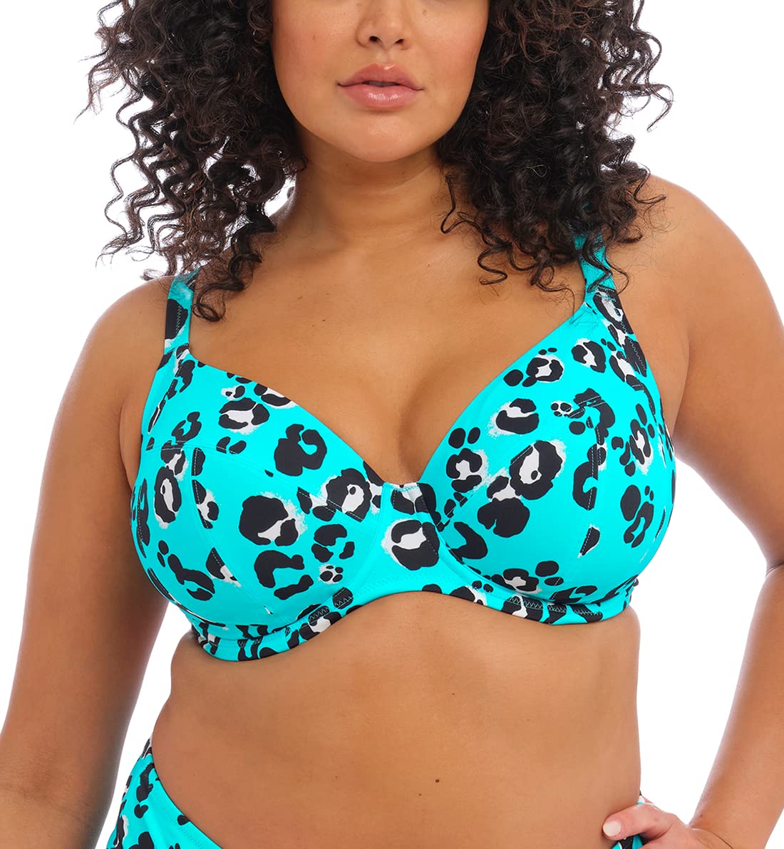 Elomi Kotiya Plunge Underwire Bikini Top (ES800902),40E