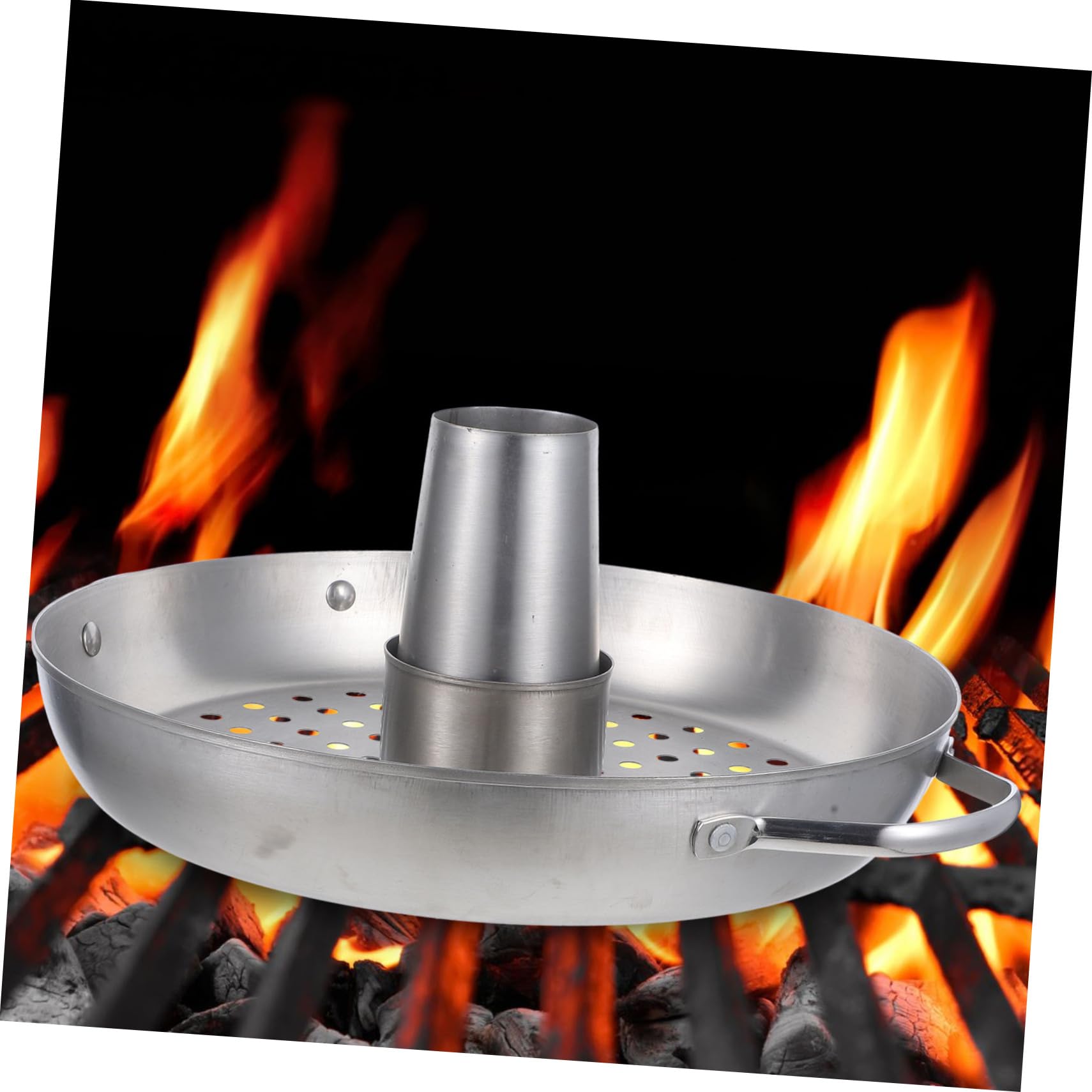 BESPORTBLE Plato De Pollo Asado Soporte para Asar Pollos De Acero Inoxidable Rejilla Vertical para BBQ Al Aire