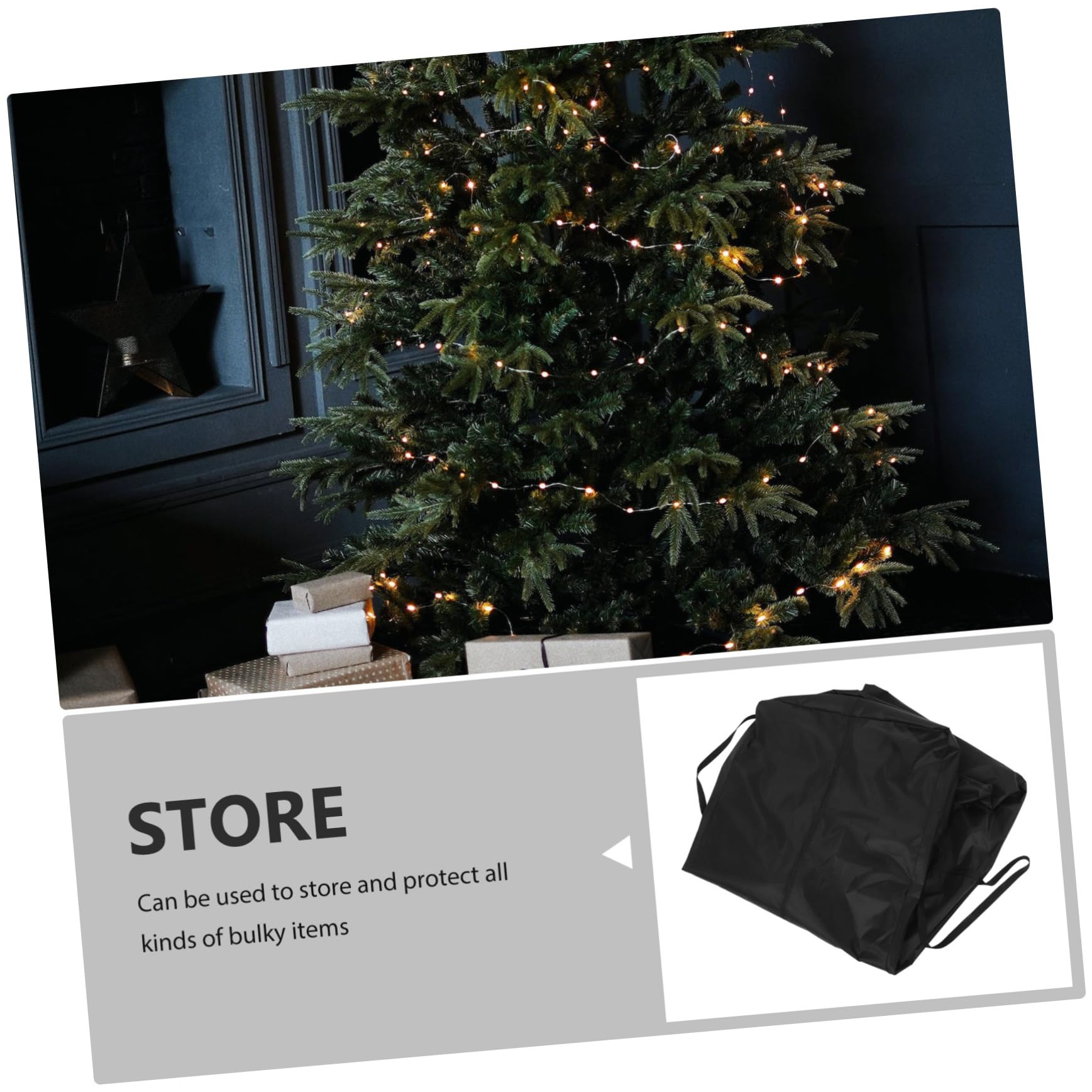 Zerodeko Weihnachtsbaum-tasche Weihnachtsbaum-tasche Oxford-stoff Wasserabweisend für Zuhause Büro Aufbewahrung Im Freien