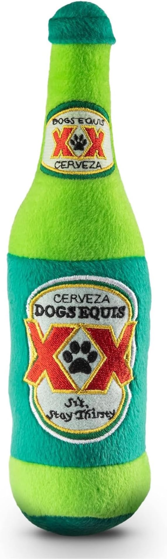 Dog Diggin Designs Libation Station Collection | Unique Squeaky Parody Plush Dog Toys – Shaken, Not Stirred