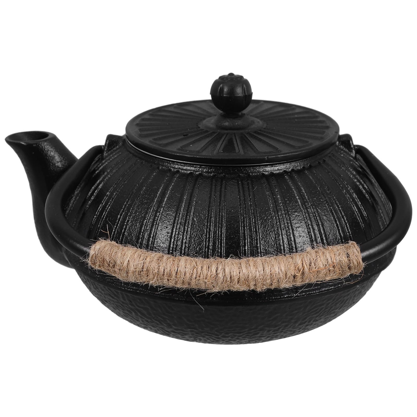 Tetera de Hierro Fundido de Estilo Japonés Infusor para Preparar Té, Capacidad 600ml, Diseño Elegante y Multifuncional Adecuado para Cocina y Compartir en Familia