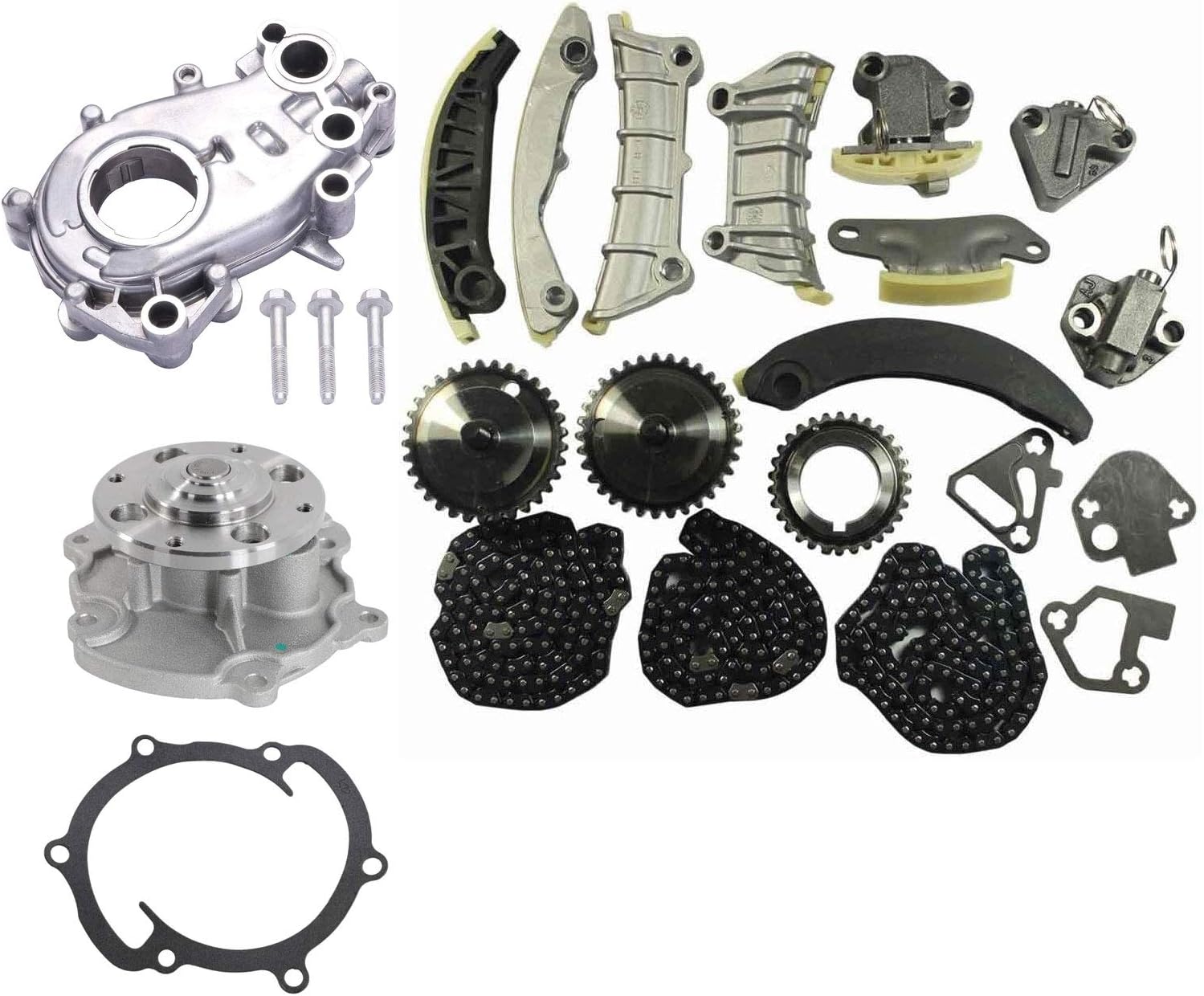 Engine Timing Chain Kit Guide Tensioner Sprocket Cadillac