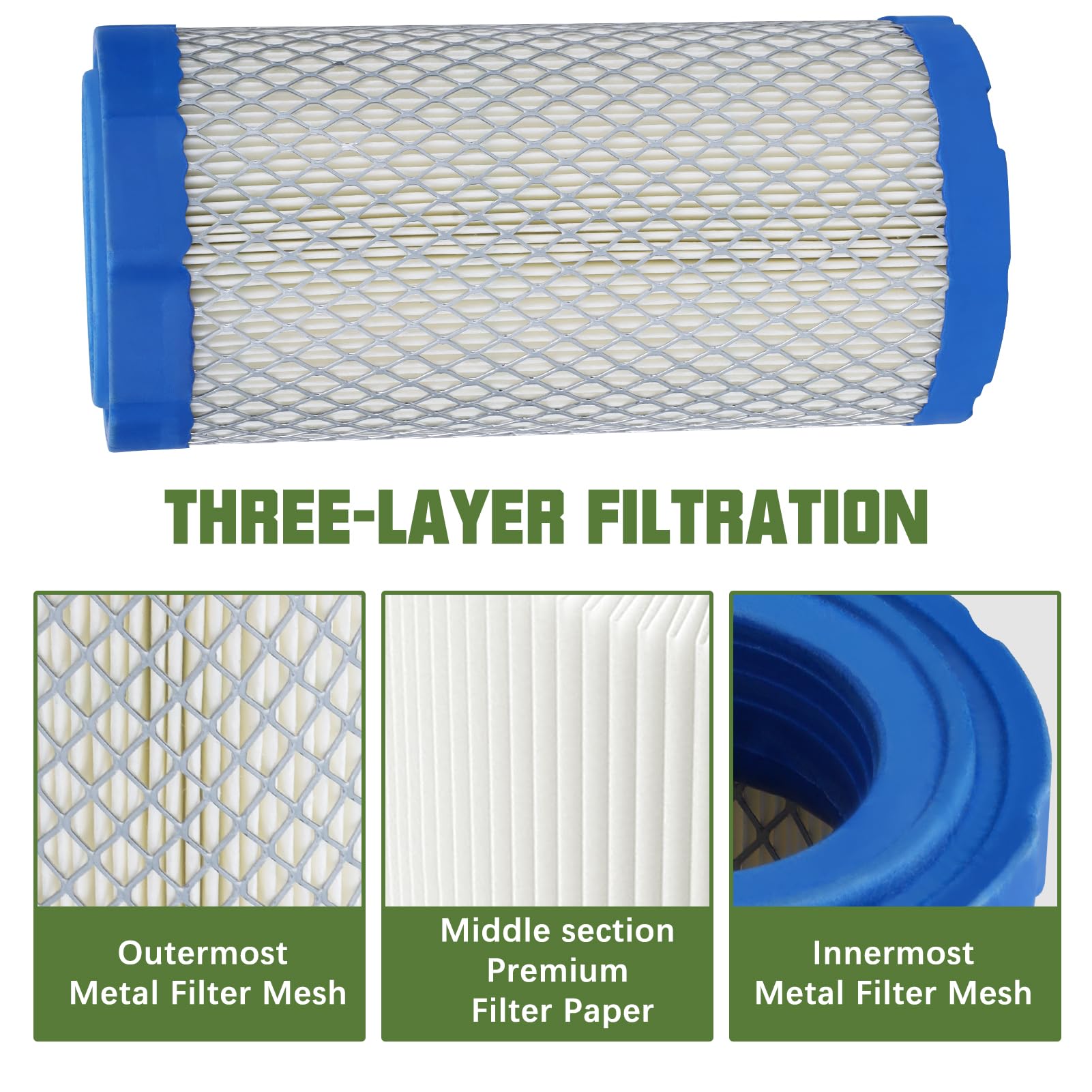 Filtro Aire 1013-1290 11013-7029 11013-7048 M113621 M807331 Miu10783 820263