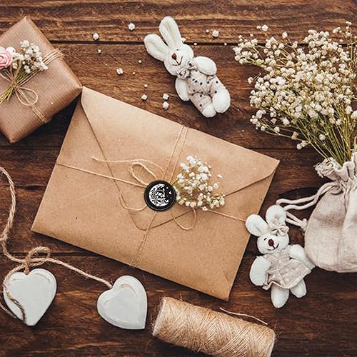 Miniatura 60 de CRASPIRE Sello de cera de Halloween con diseño de araña, 1.181 in, retro, vintage, extraíble, latón, con mango de madera, para invitaciones de boda