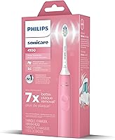 Vista 16 de Philips Sonicare 4100 HX368126 - Cepillo de dientes eléctrico recargable con sensor de presión, color rosado profundo