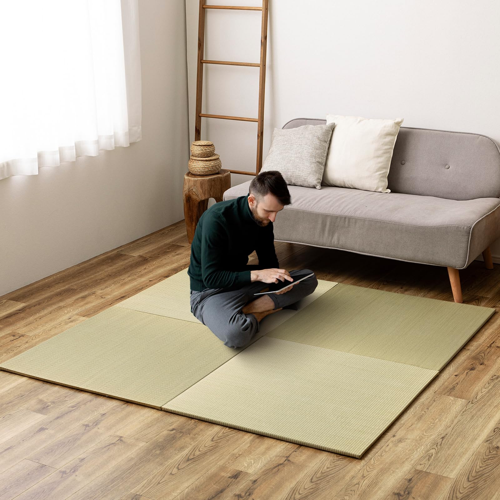 Amazon.com: HAGiHARA Japanese Tatami Mat, Patchwork Tatami Floor