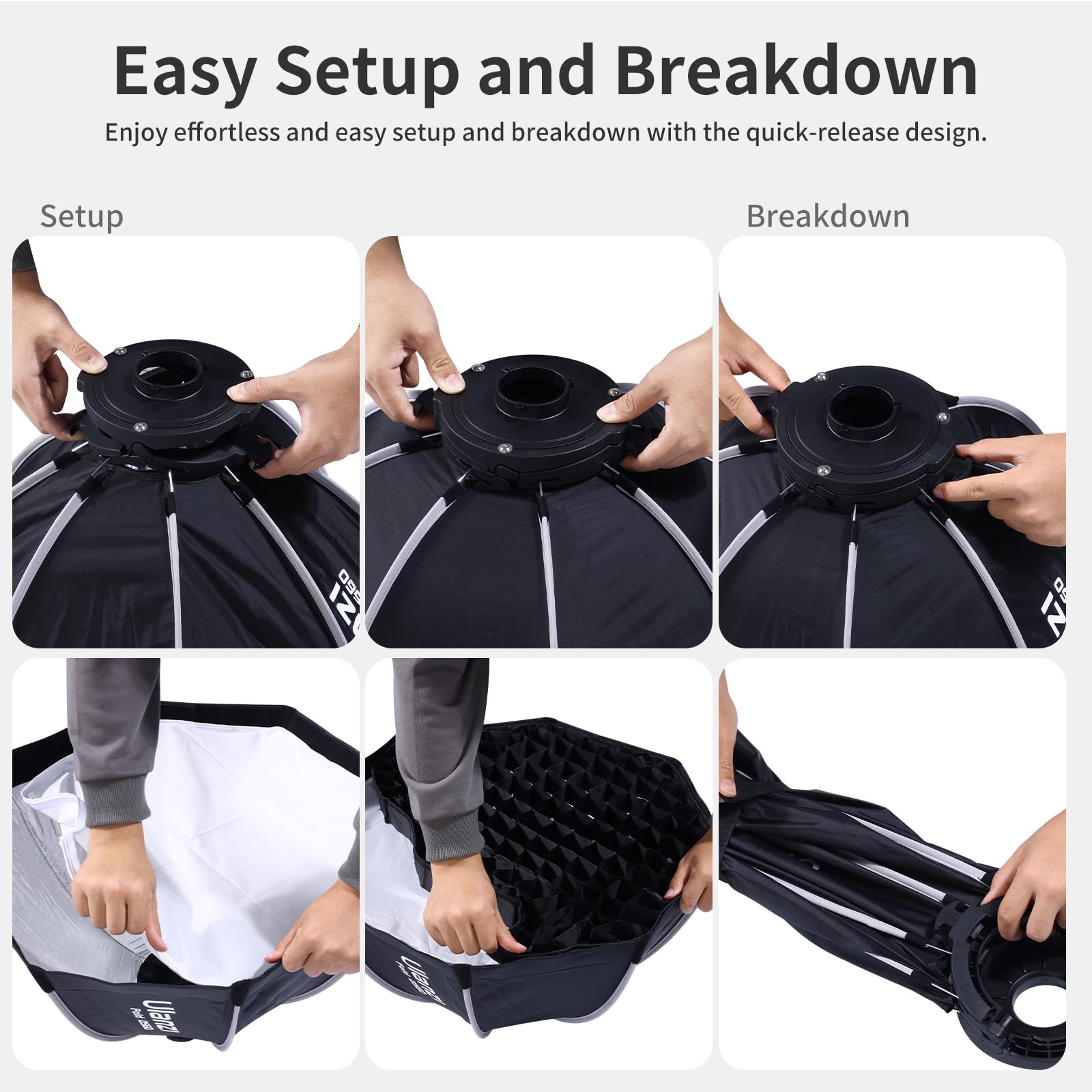 Amazon | 60cm 八角形ソフトボックス 八角形スピードライト