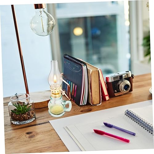 Miniatura 8 de Soporte de luz de aceite ajustable chapado en oro hecho de material resistente accesorio