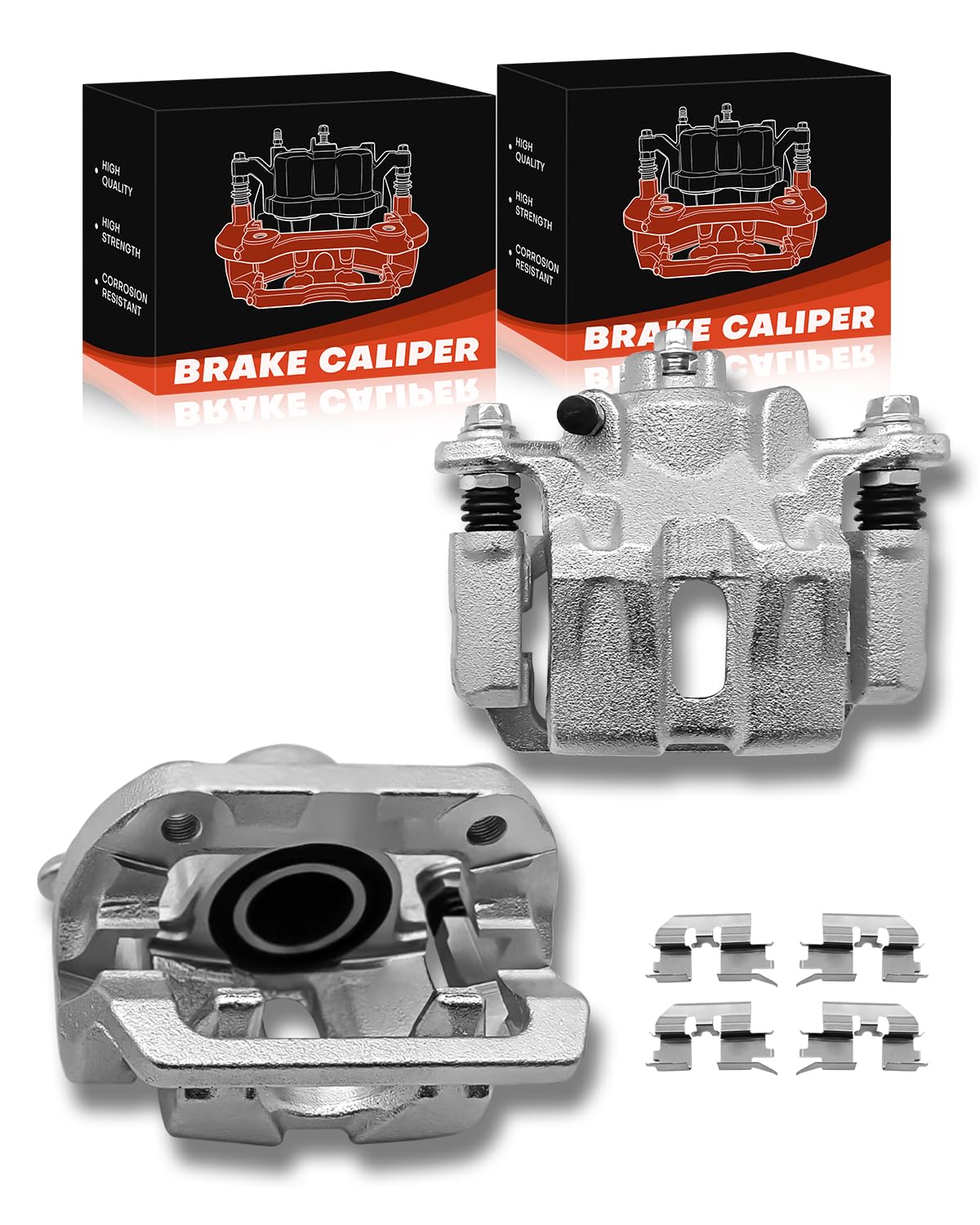 TOVASTY 2PC Brake Caliper Left &amp; Right Rear Side Compatible With Honda Odyssey 2005 2006 2007 2008 2009 2010