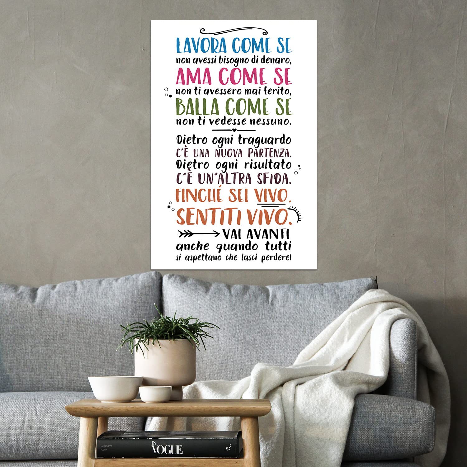 Poster Motivazionale Per Parete - Carta Glossy Premium 29.7x42cm, Decorazione Per Casa E Ufficio - Foto 10