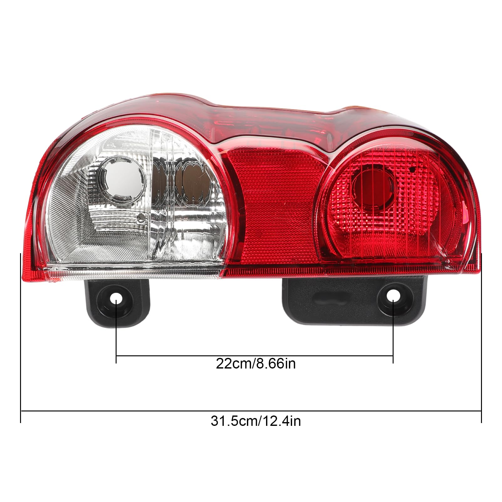 Fanale Posteriore Sinistro per NISSAN NV200 2009-2021 Fari Posteriori Lato Driver Luci Posteriori per 26555-JX31A,26555-3LM0A,NI2800201 Fanali Posteriori Sostituzione