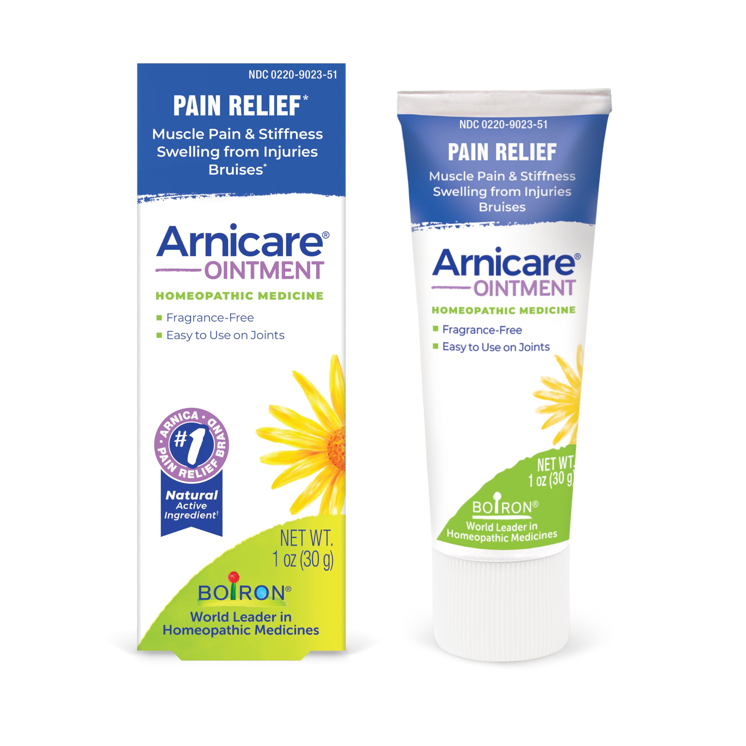 Arnicare Ointment for Soothing Relief of Joint Pain, Muscle Pain, Muscle Soreness, and Swelling from Bruises or Injury - Non-greasy and Fragrance-Free - 1 oz