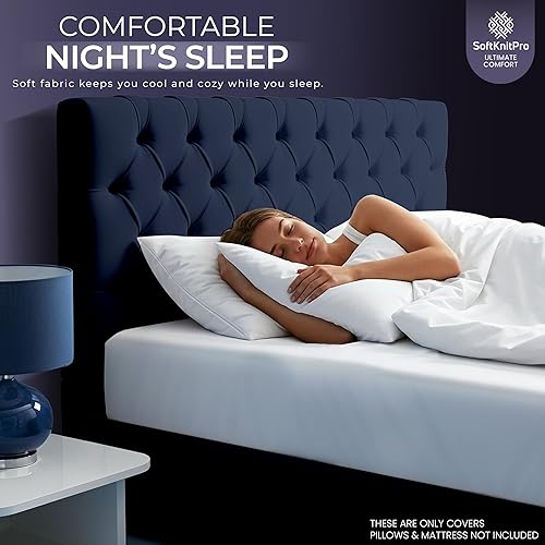 Miniatura 7 de Utopia Bedding Juego de protectores de colchón impermeables, juego de sábanas tamaño California King con bolsillo profundo, suave y transpirable