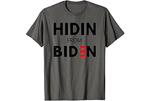 HIDEN FROM BIDEN T-Shirt: A Humorous Political Statement