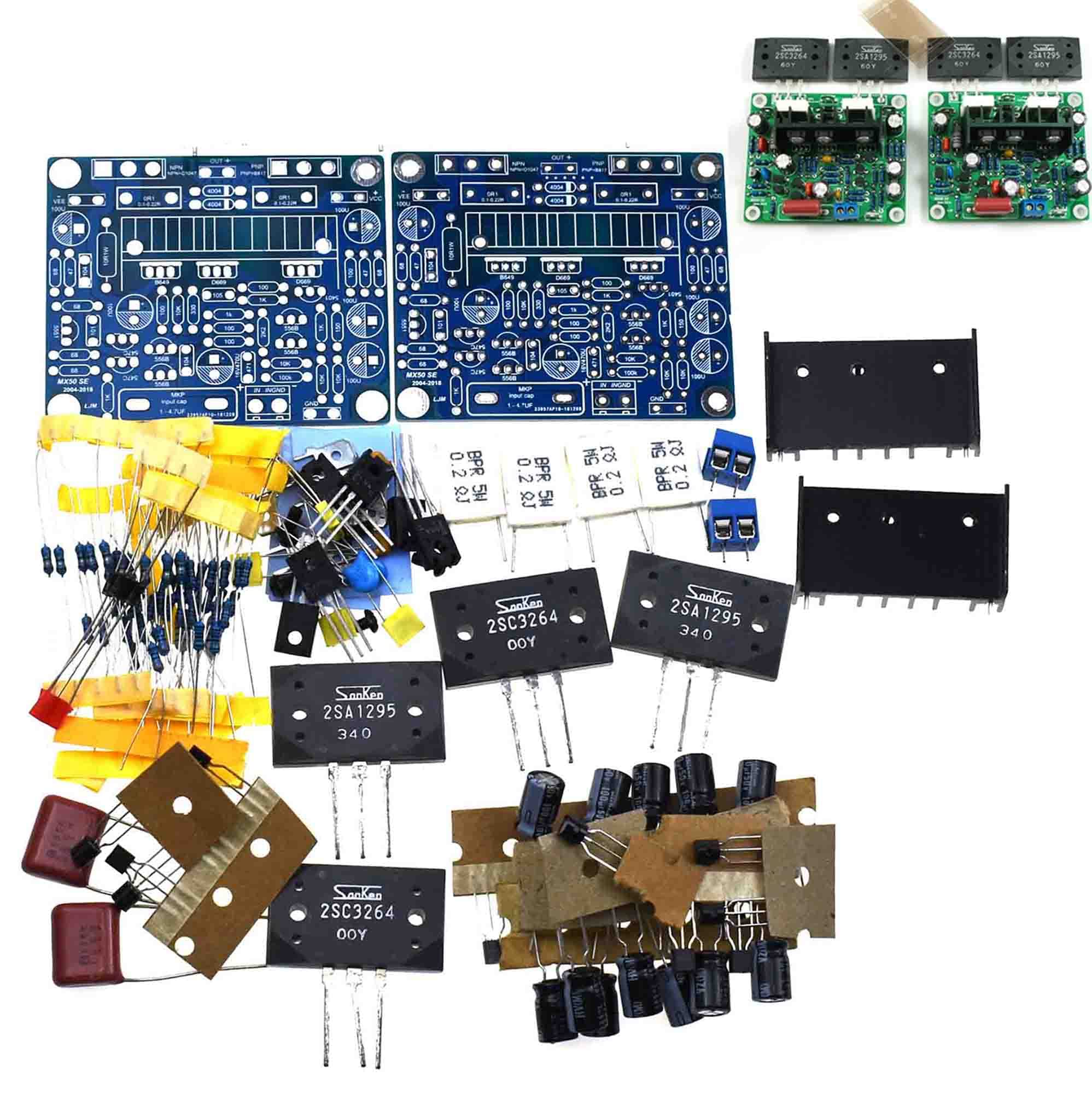 Reland Sun KIT FAI DA TE 2 PZ MX50 SE 100WX2 Dual Canali Audio Amplificatori di Potenza Scheda D1047 B817 2SA1295 2SC3264 (2SA1295 2SC3264)