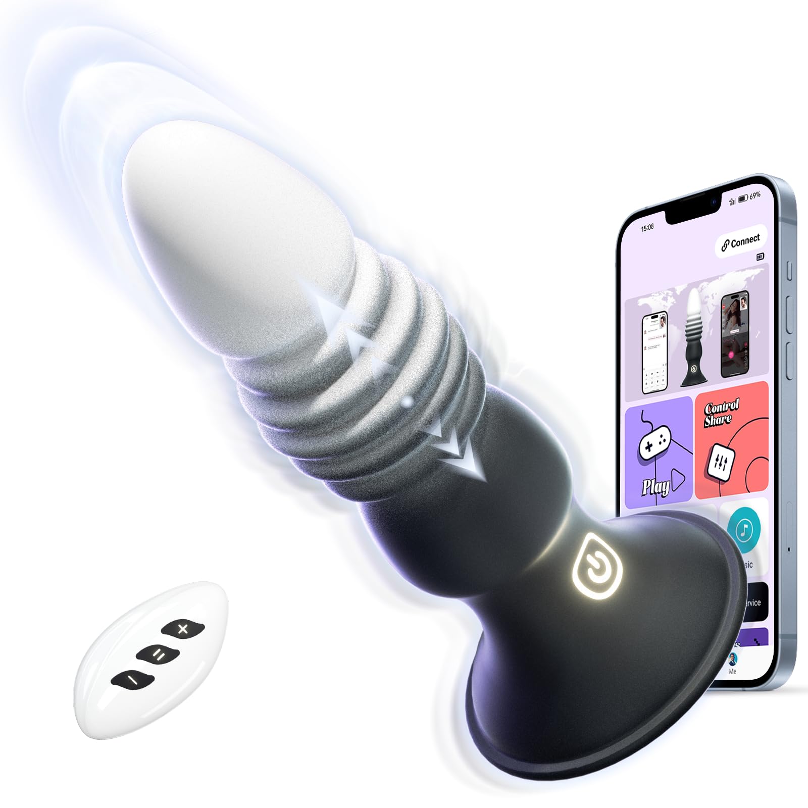 Prostate Massager Anal Sex Toys - Anal Toys Sex Toy APP Control Vibrators Butt Plug Anal Vibrator for