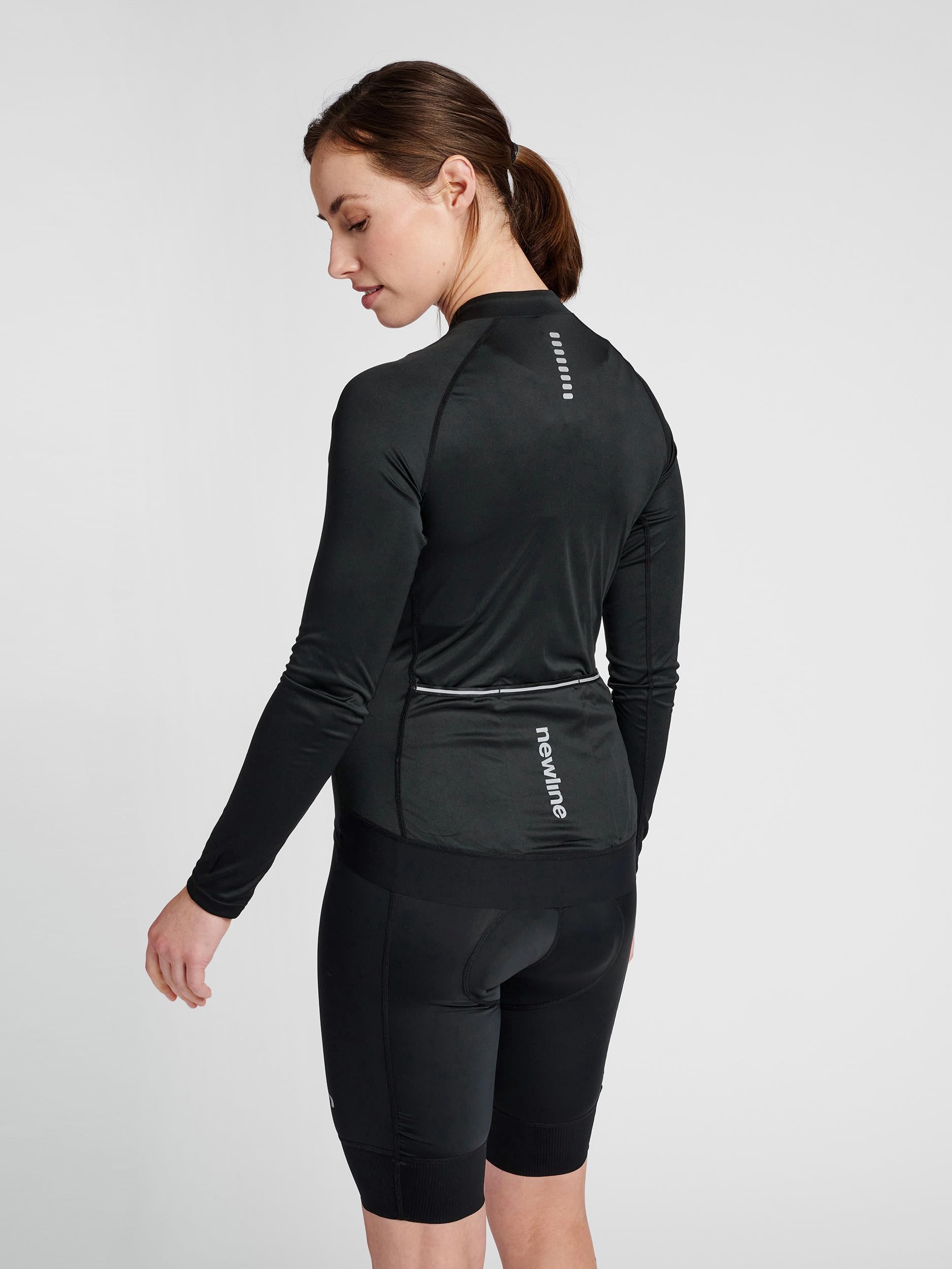 newline Women's Core Bike L/S koszulka damska, czarna, S