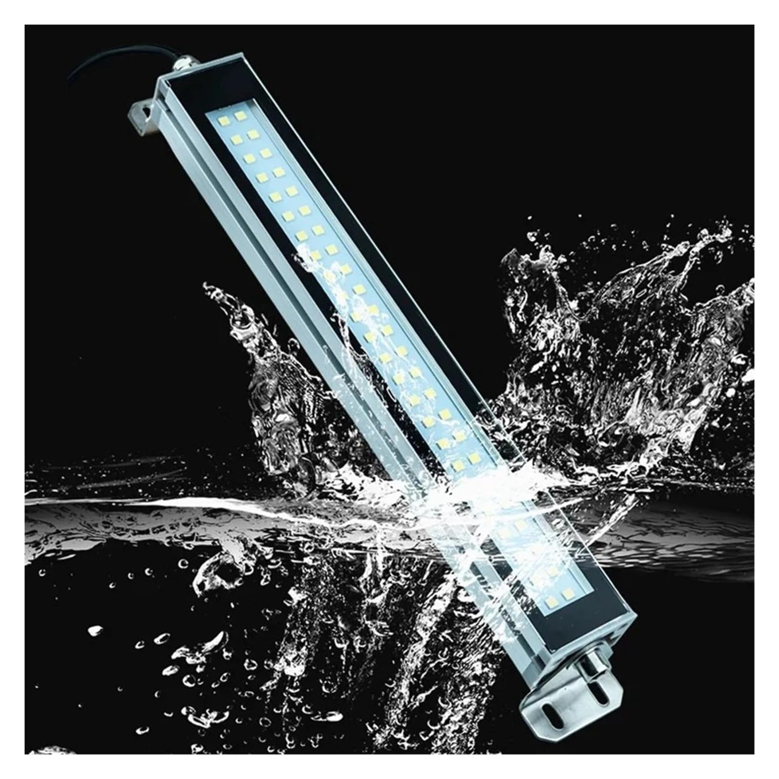 Lampe de travail à LED for machine-outil, IP66, résistante à l'huile, for tour CNC, éclairage industriel, alliage d'aluminium pour atelier/garage(53cm,100-230V)