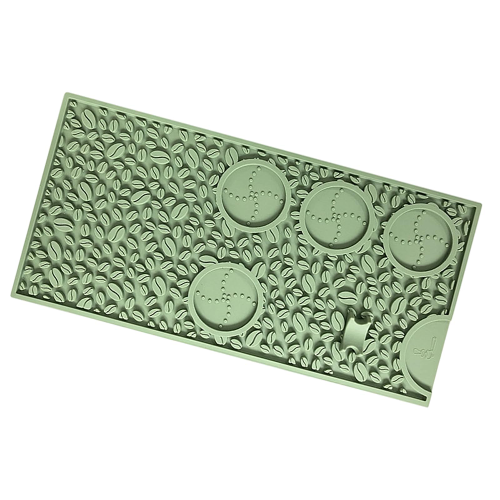 TFAOYS Modern Coffee Pubs Accessory Mats with Nonslip Bottom Perfect for Brewing Stations in Cafes or Residential Kitchens Space Coffee Station Mats
