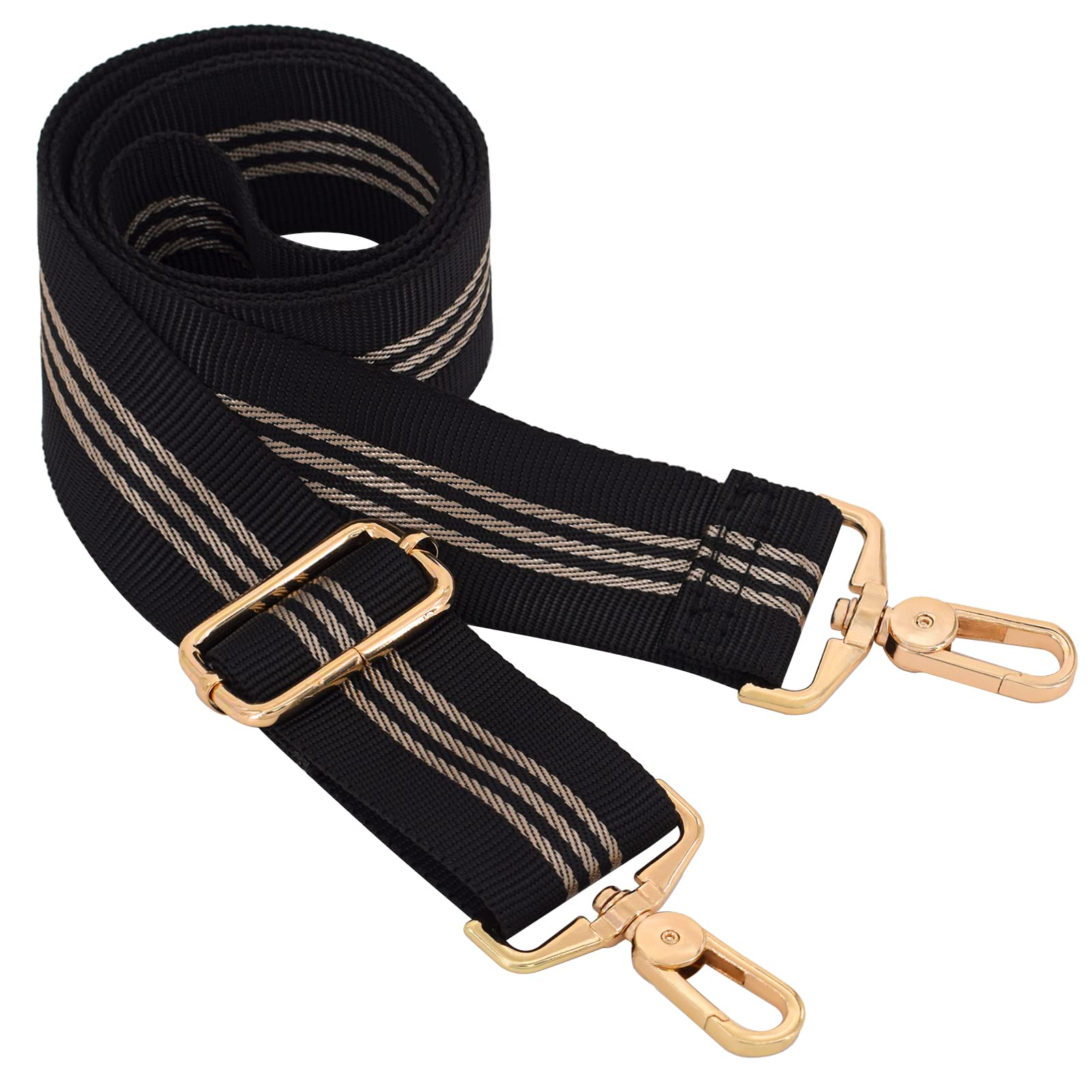 Strap Purse Crossbody Bag Strap Replacement Metal Swivel Hook Shoulder Strap Guitar Strap for Crossbody Bag/luggag …
