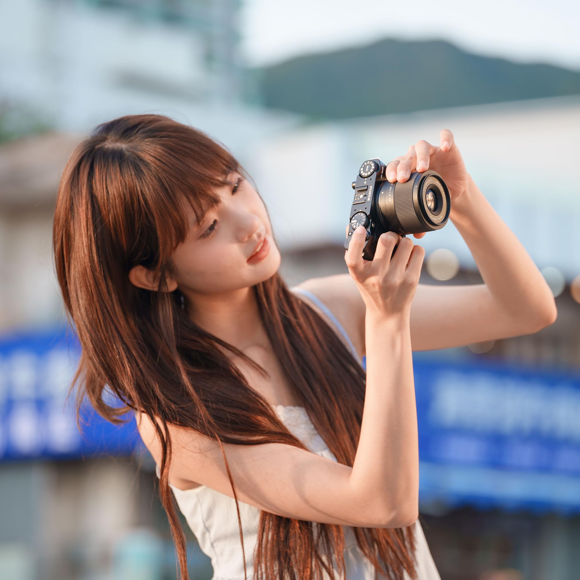 VILTROX 35mm F1.7 Objectif pour Appareil Photo APS-C Auto Focus Objectif léger (for Sony E)