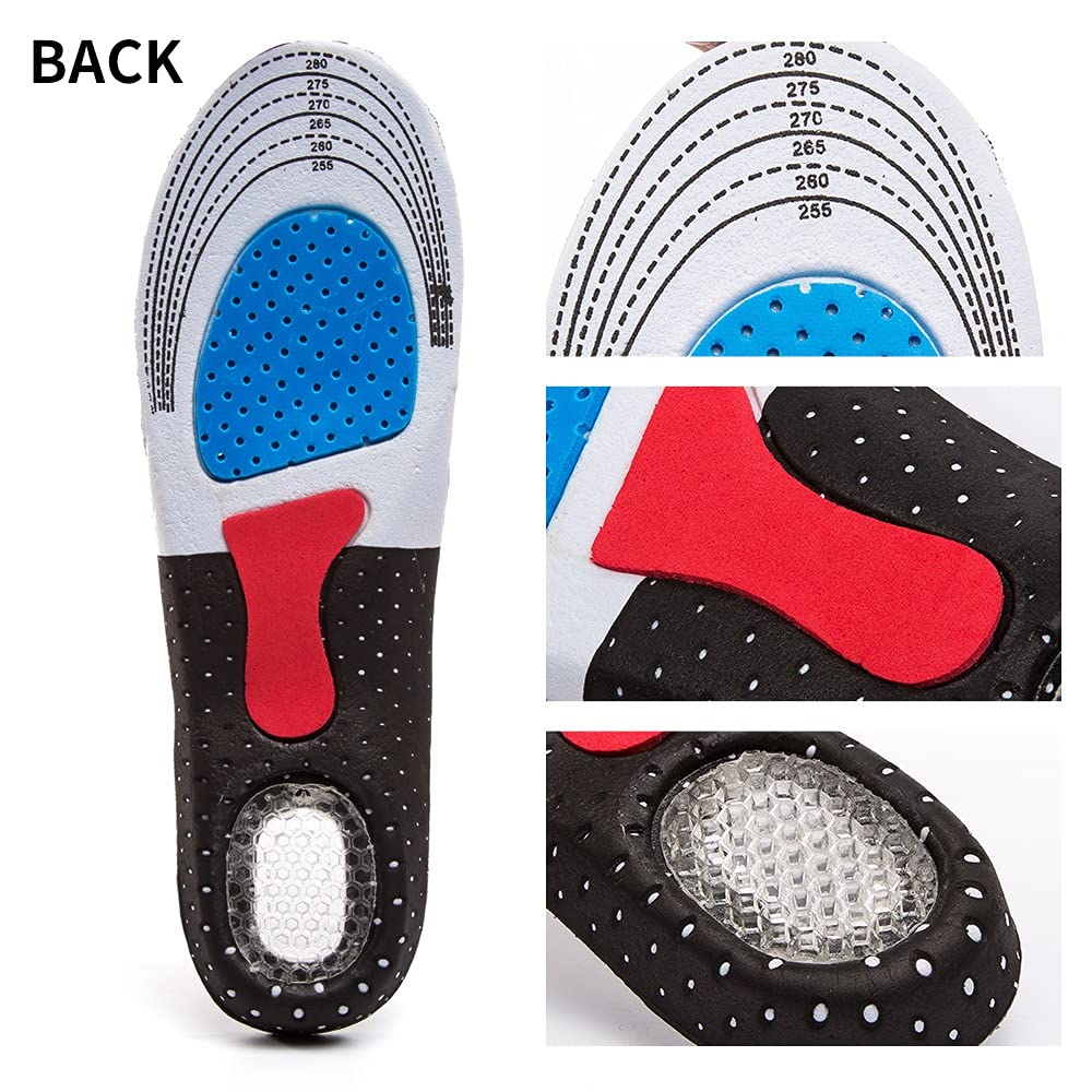 Solette di Gel di silice di Modo da Uomo in Gel di silice High Sport Sport Scarpe da Corsa Solette (35-46)(Size 35-40)