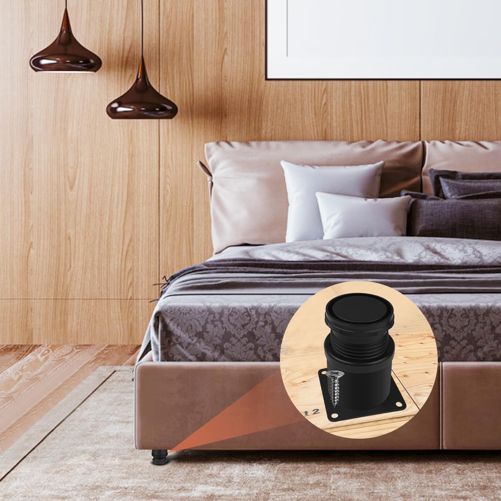 RF Microwave 50 Piedini In Gomma Rotondi - Misura 0,859 X 0,312 - Foto 10