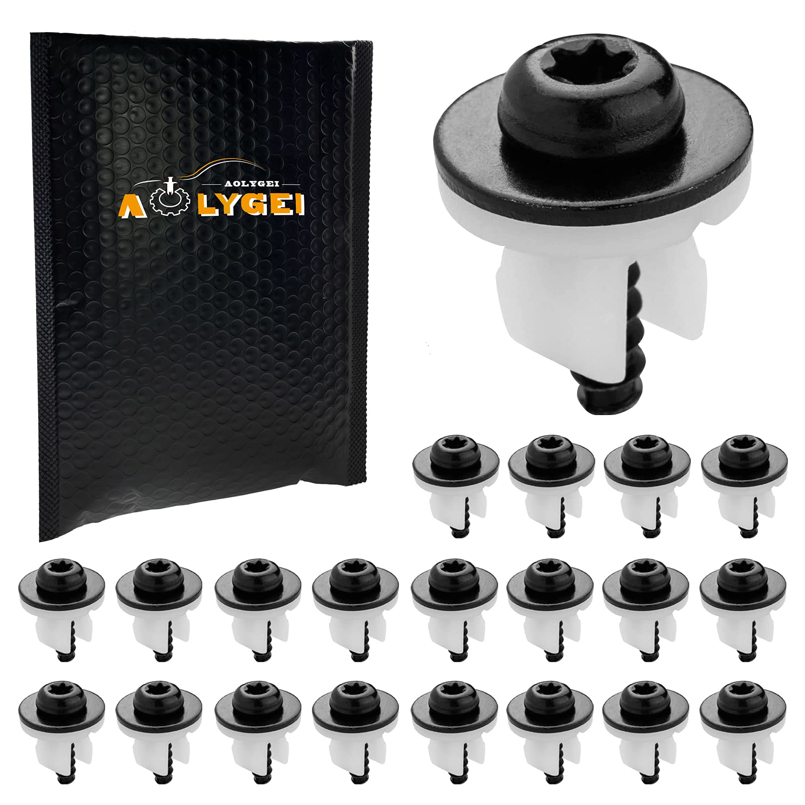 Buy AOLYGEI C14 20 Set Splash Shield Screws for Ford Escape T30 Torx