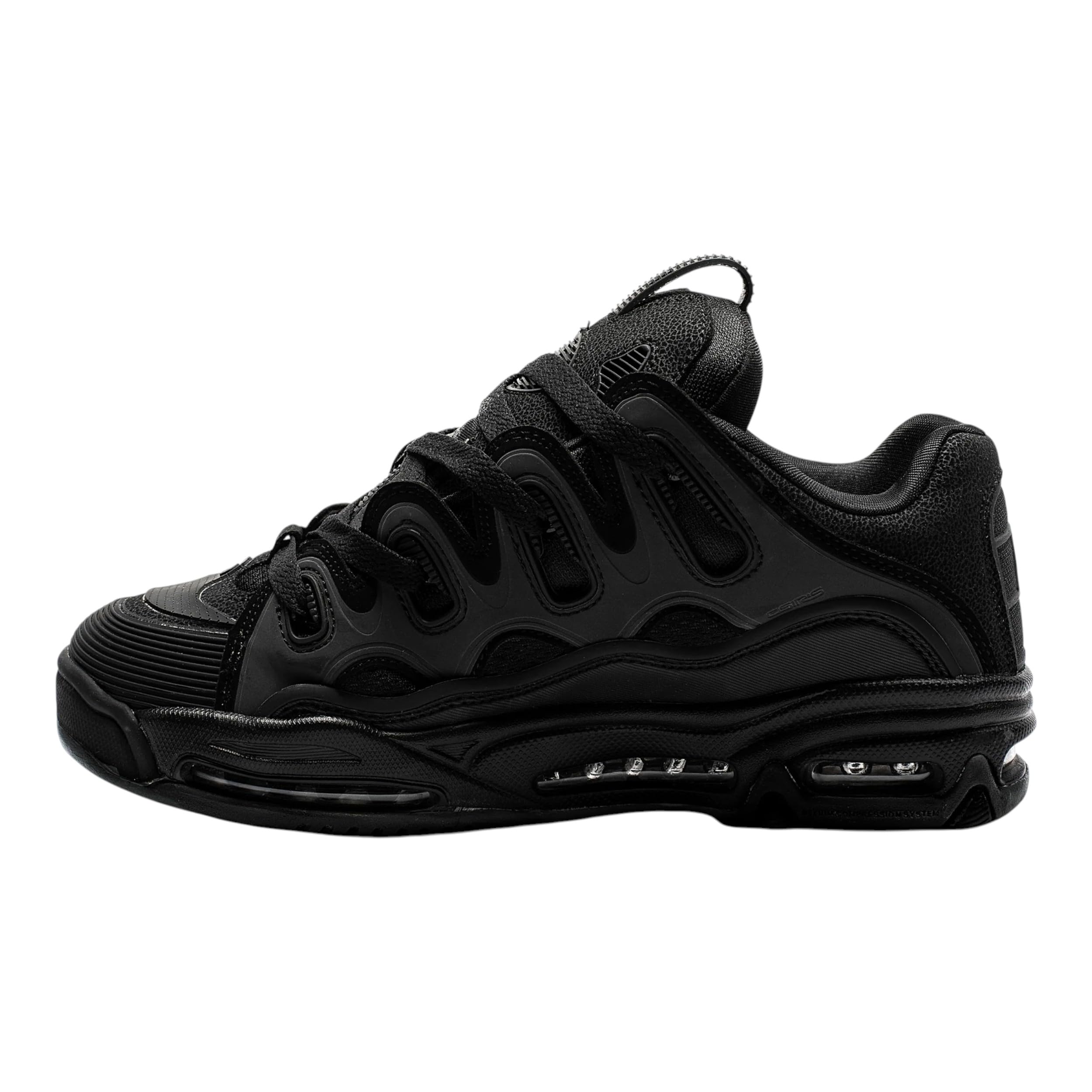 Scarpe da Skateboard – Osiris D3 2001 Black/Black/Black da Ginnastica – Ammortizzate e Resistenti – Stile Chunky Anni 2000 – più Sacca