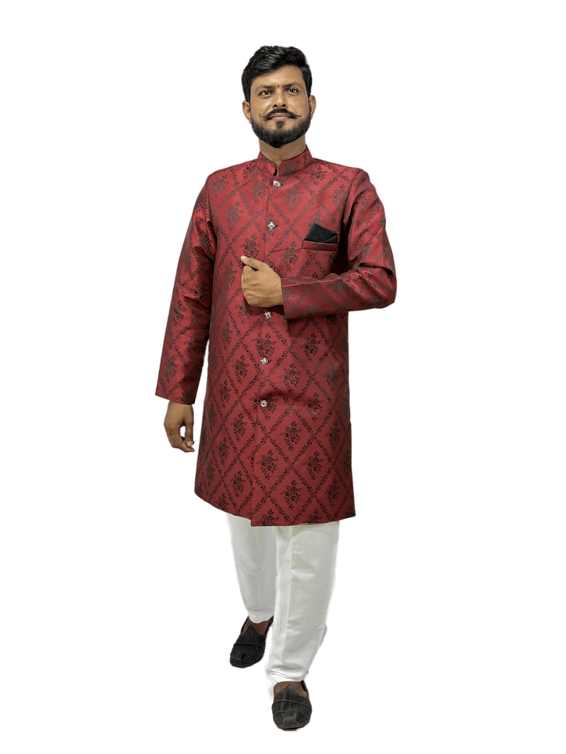 Mens Ethnic Wear wedding Indo Western Set
