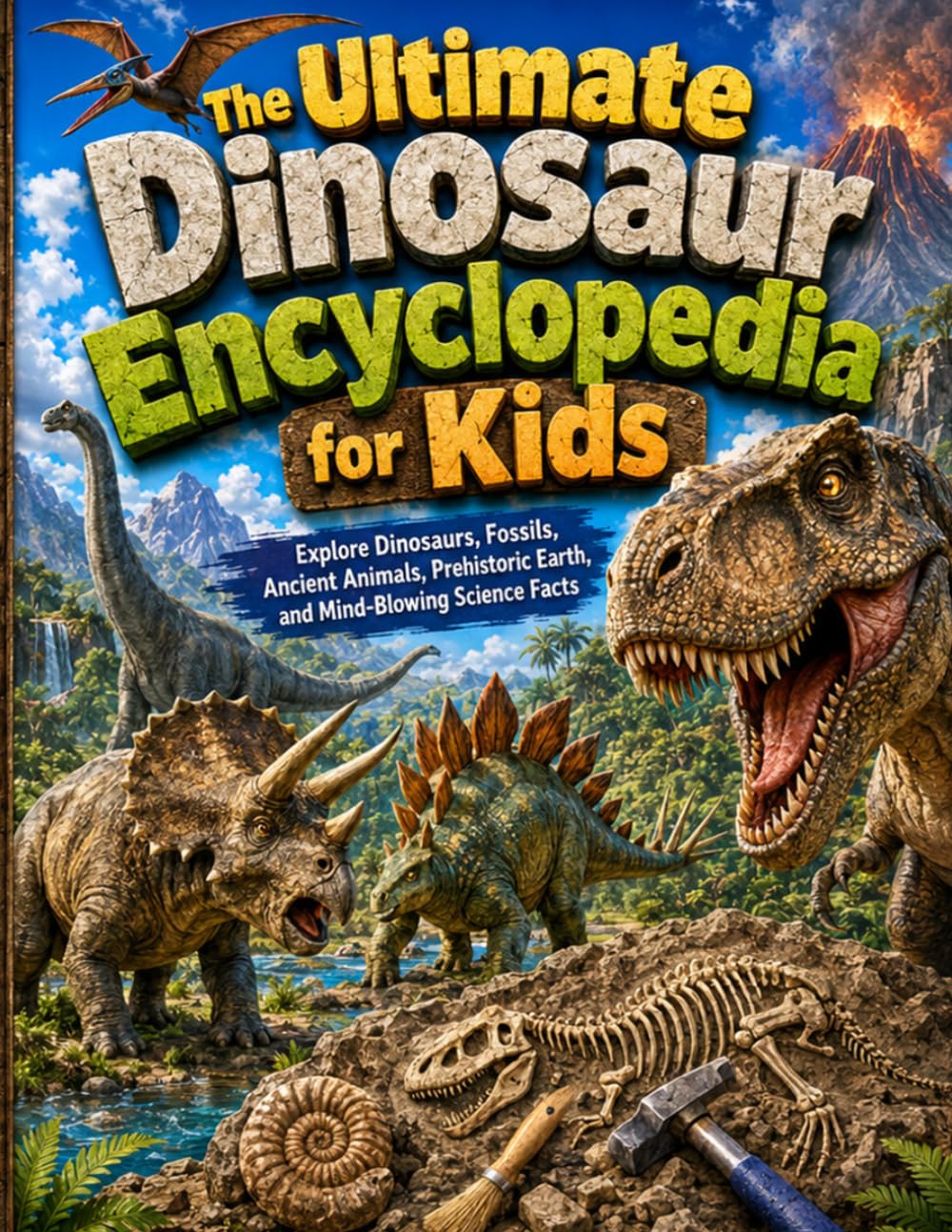 The Ultimate Dinosaur Encyclopedia for Kids: Explore Dinosaurs, Fossils, Ancient Animals, Prehistoric Earth, and Mind-Blowing Science Facts