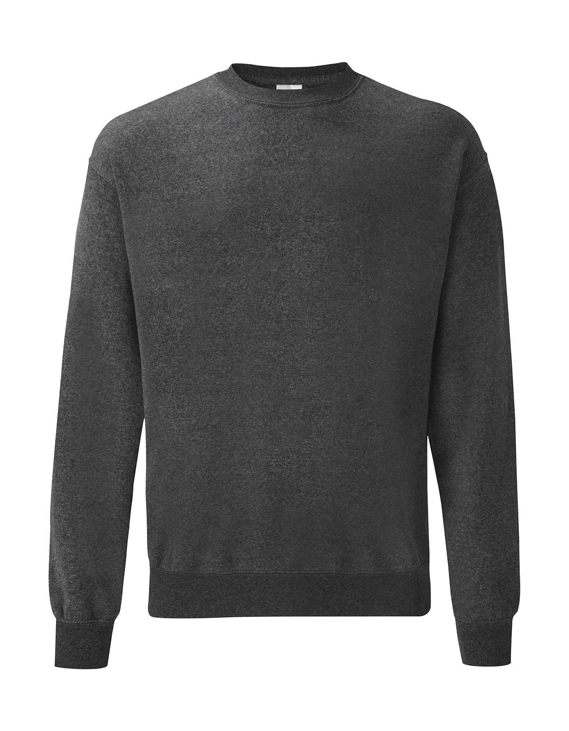 Fruit of the Loom - Classic Sweatshirt 'Set-in Sweat', Dark heather, L