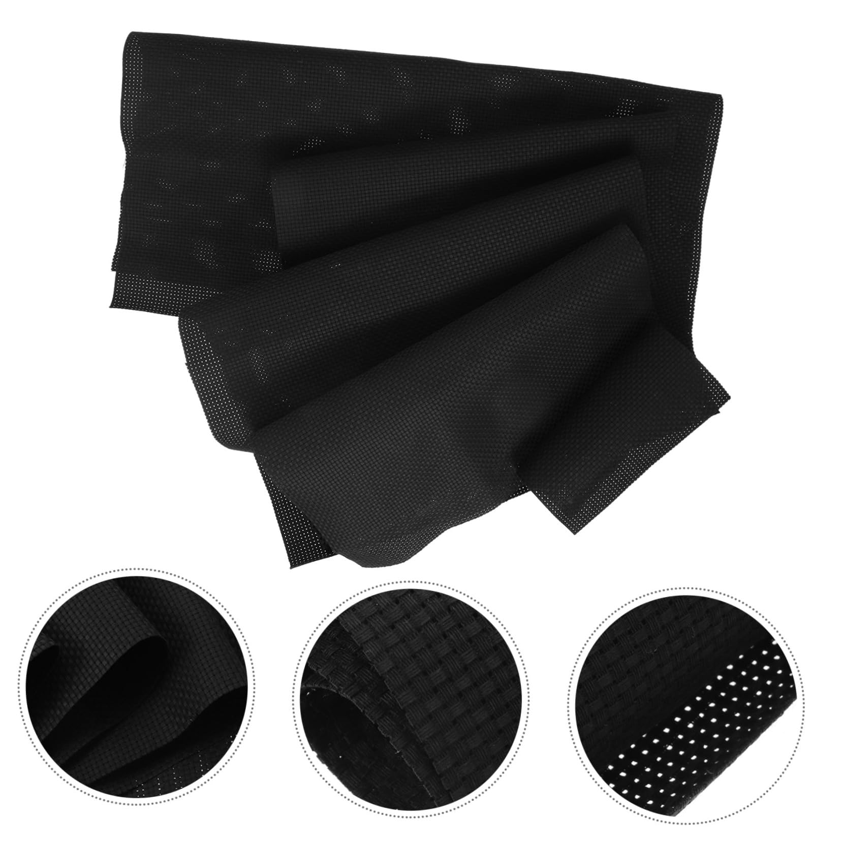 SEWACC 5-Piece Embroidery Gridding Fabrics Cotton Cross Stitch Fabric Sheets Ideal for DIY Decorative Projects