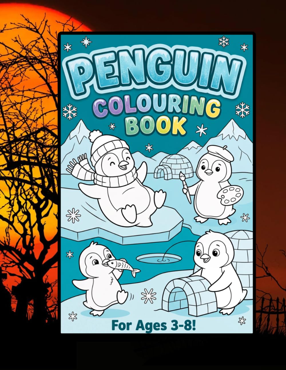Penguins Coloring Pages | Penguins Coloring Book | Penguins CraftivityPenguin Coloring Book for Ages 3–8 years/Cute Penguin Coloring Book for Kids. A ... Craftivity.: APenguin Coloring Pages for