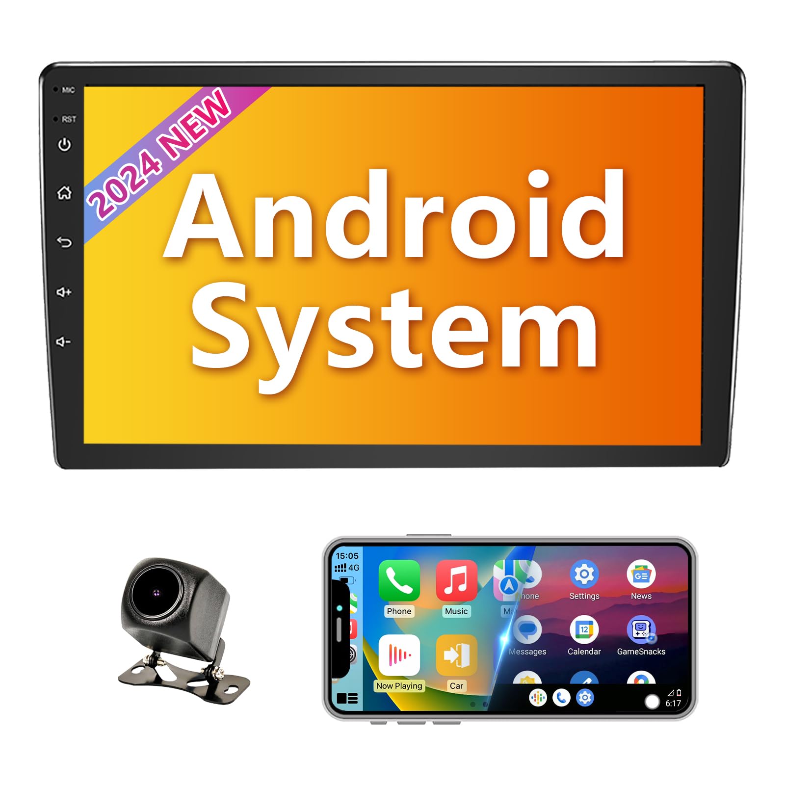 Amazon.com: Binize Android 13 Double Din Car Stereo Radio with