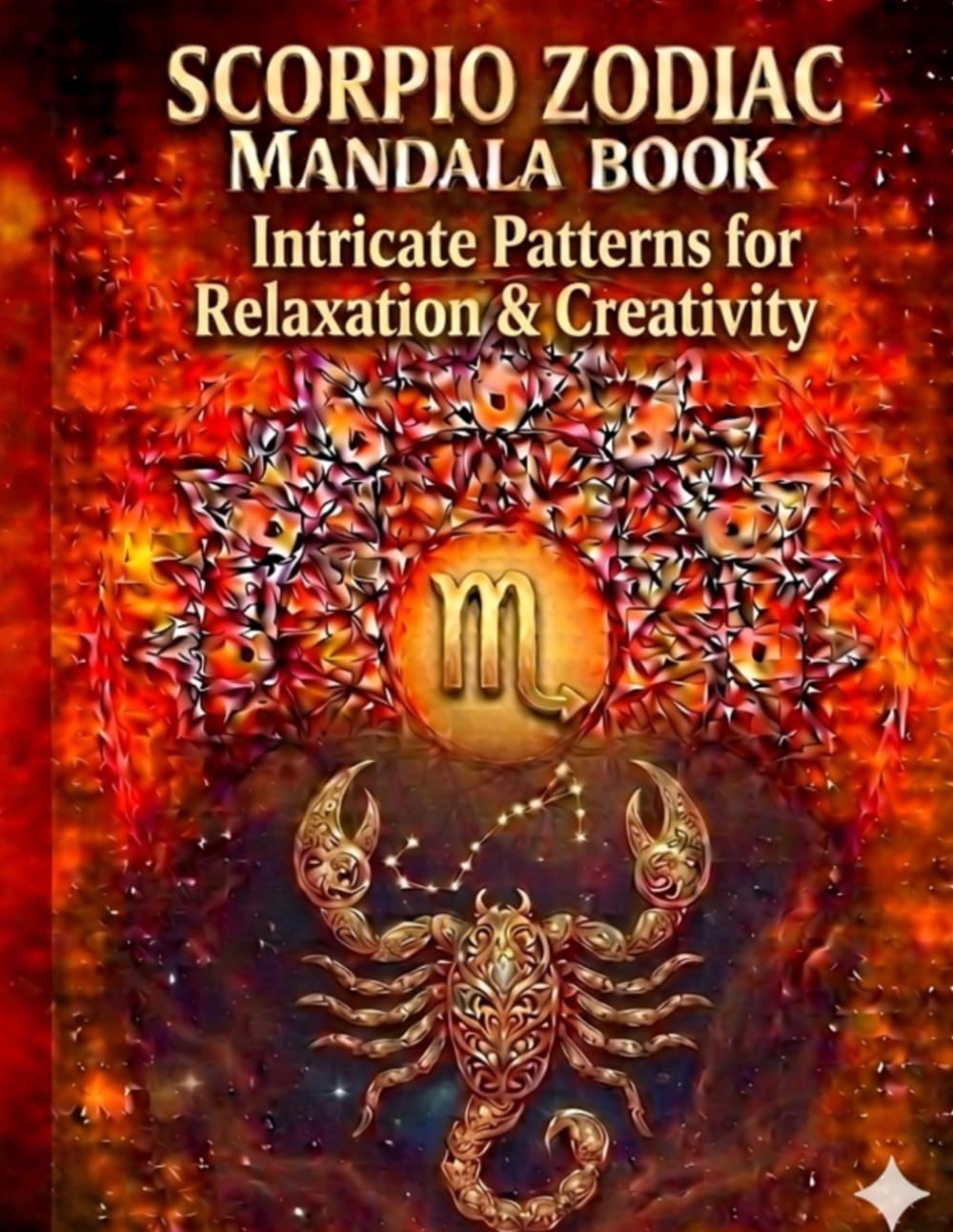 Scorpio Zodiac Mandala Book: Intense Patterns for Soulful Relaxation (Zodiac Mandala Series)