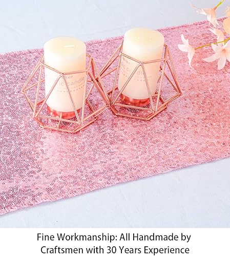 Vista 11 de Mantel para mesa rectangular con lentejuelas color champagne de 60 x 102 pulgadas de ShiDianyi Verde iridiscente