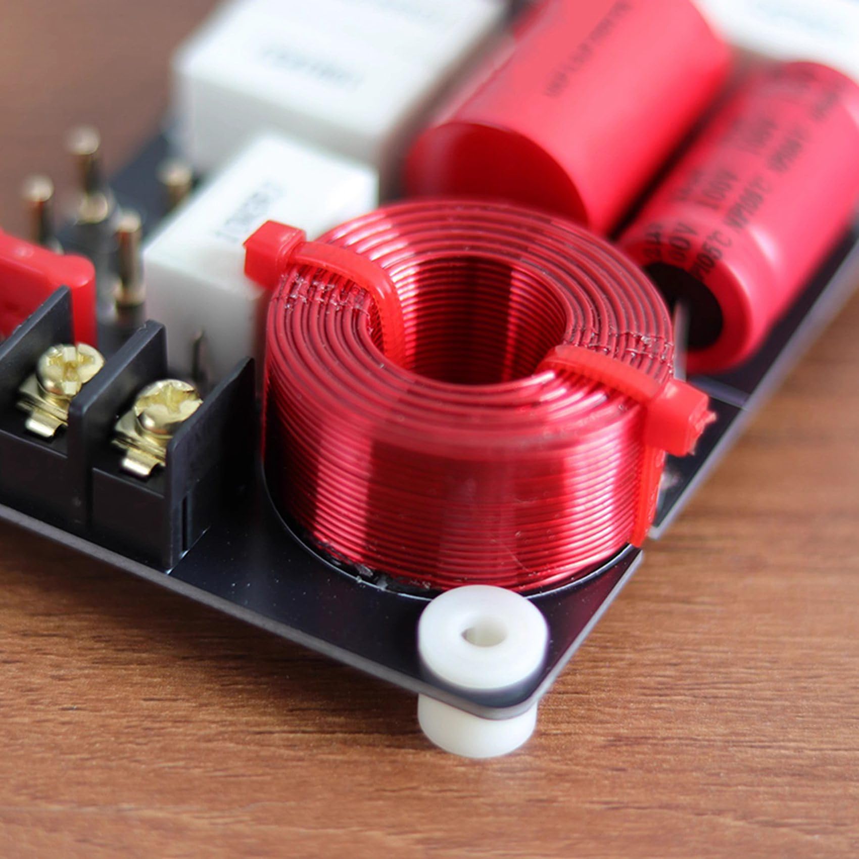 2 crossover a 2 vie da 150 W per altoparlanti da scaffale HiFi, doppia bobina ad aria, crossover HiFi 2500 Hz