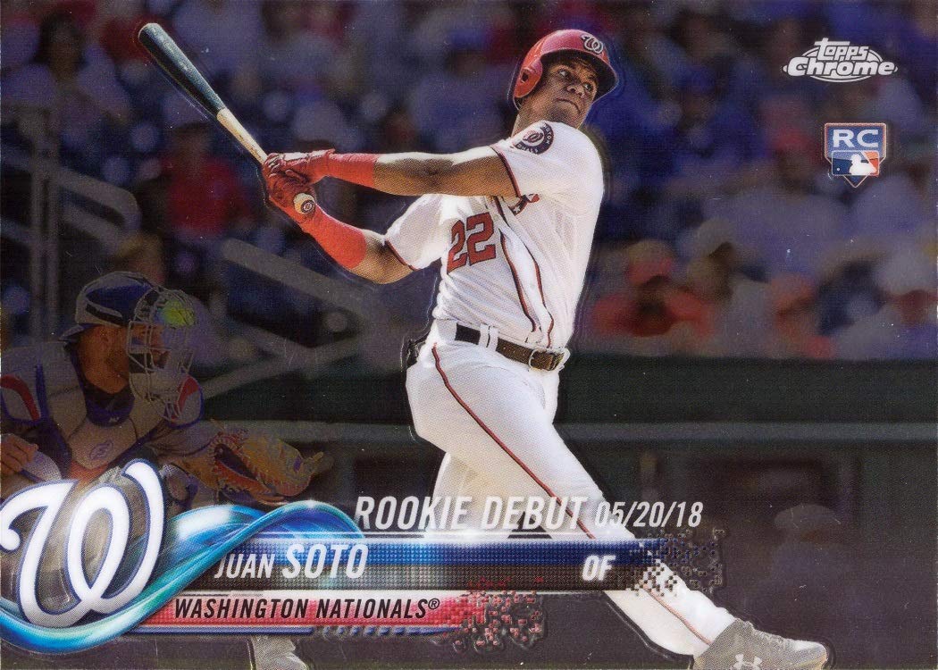 Amazon.com: 2018 Topps Update Chrome Baseball #HMT98 Juan Soto