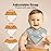 KeaBabies 8-Pack Organic Baby Bandana Bibs for Boys, Girls - Super Absorbent Triangle Baby Bibs for Drooling and Teething Infant, 100% Cotton Extra Soft for Newborn, Infant 0-36 Months (Countryside)