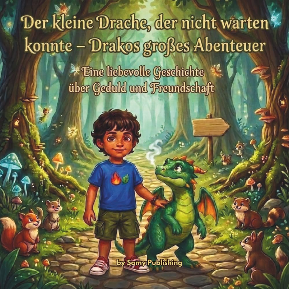 Der kleine Drache, der nicht warten konnte – Drakos großes Abenteuer: Ein Kinderbuch über Geduld, Lernen und Freundschaft – Liebevolle ... und warum Warten wichtig ist ab 3 Jahren
