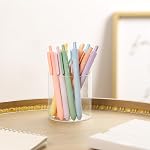 Mr. Pen Retractable Gel Pens, 10 Pack, Pastel Color Ink, Fine Point 0.7mm, Retractable, Cute Pens, Gel Ink Pens, Aesthetic Pens for Journaling | Fast Dry, Smooth Writing, Cute Pens for Drawing, Writing Planner and School Supplies