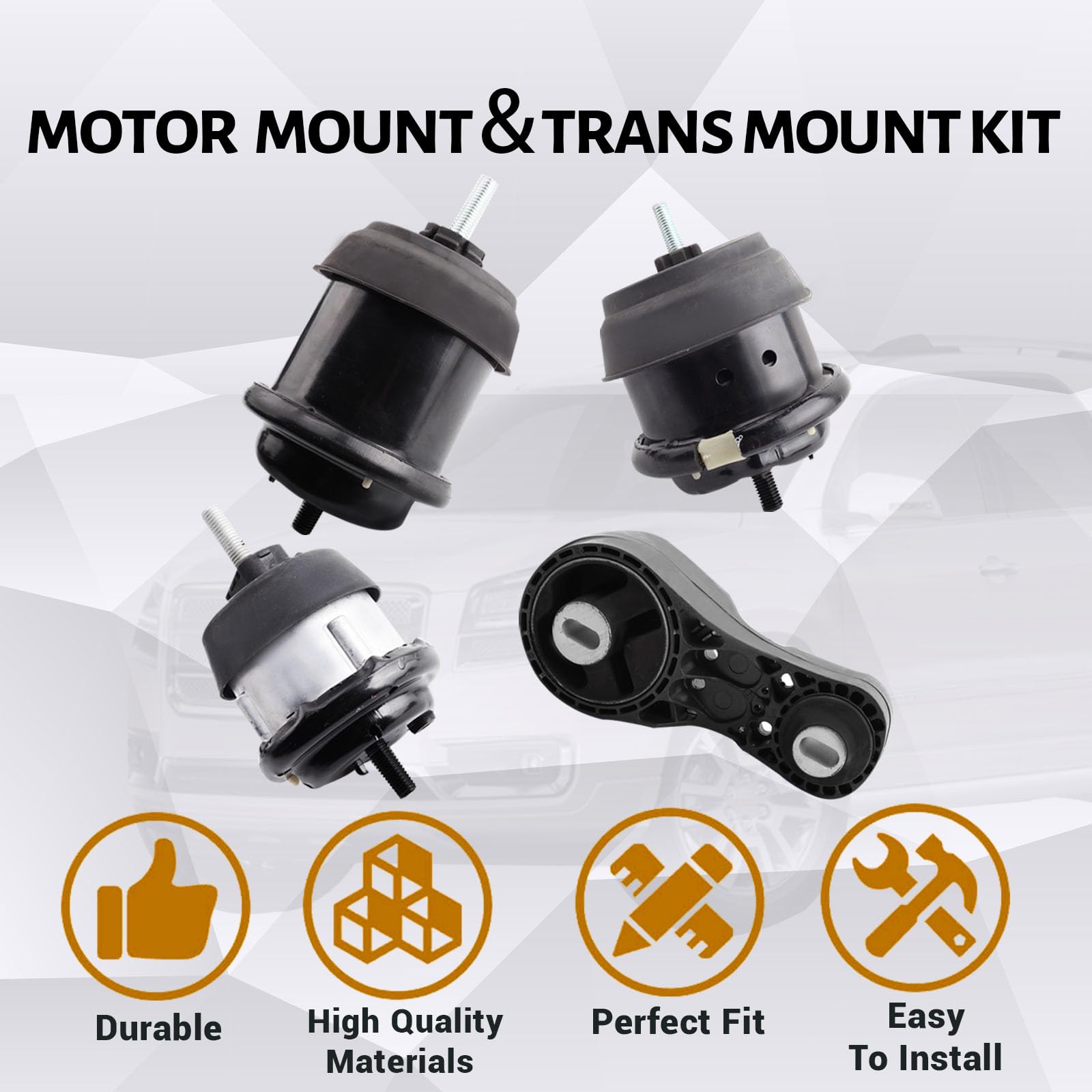 Teledu Control Arm Kit For Acadia Enclave Outlook Traverse 2) Front Lower Control Arms