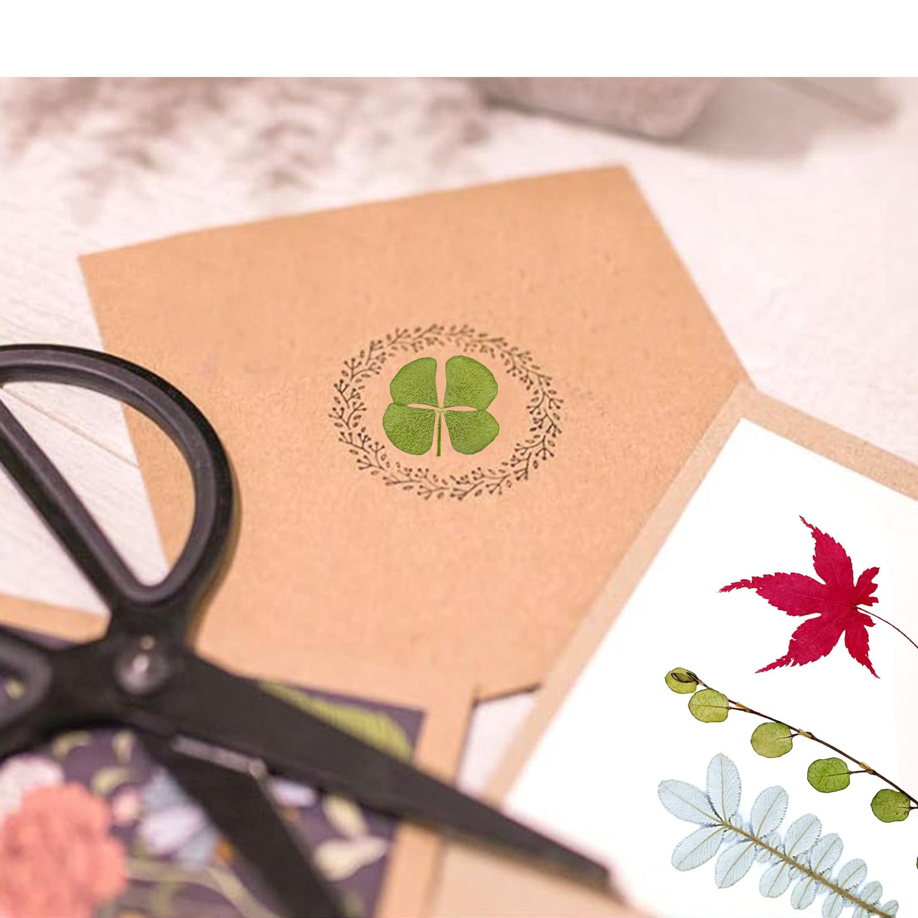 Woohome 120 Pz Naturali Pressati Fiori Pressati Secchi, Giallo e Nero Foglie Pressate Secche Naturali per Resina, Fiori Secchi Veri Pressati Fiori per Scrapbooking, Gioielli in Resina Epossidica