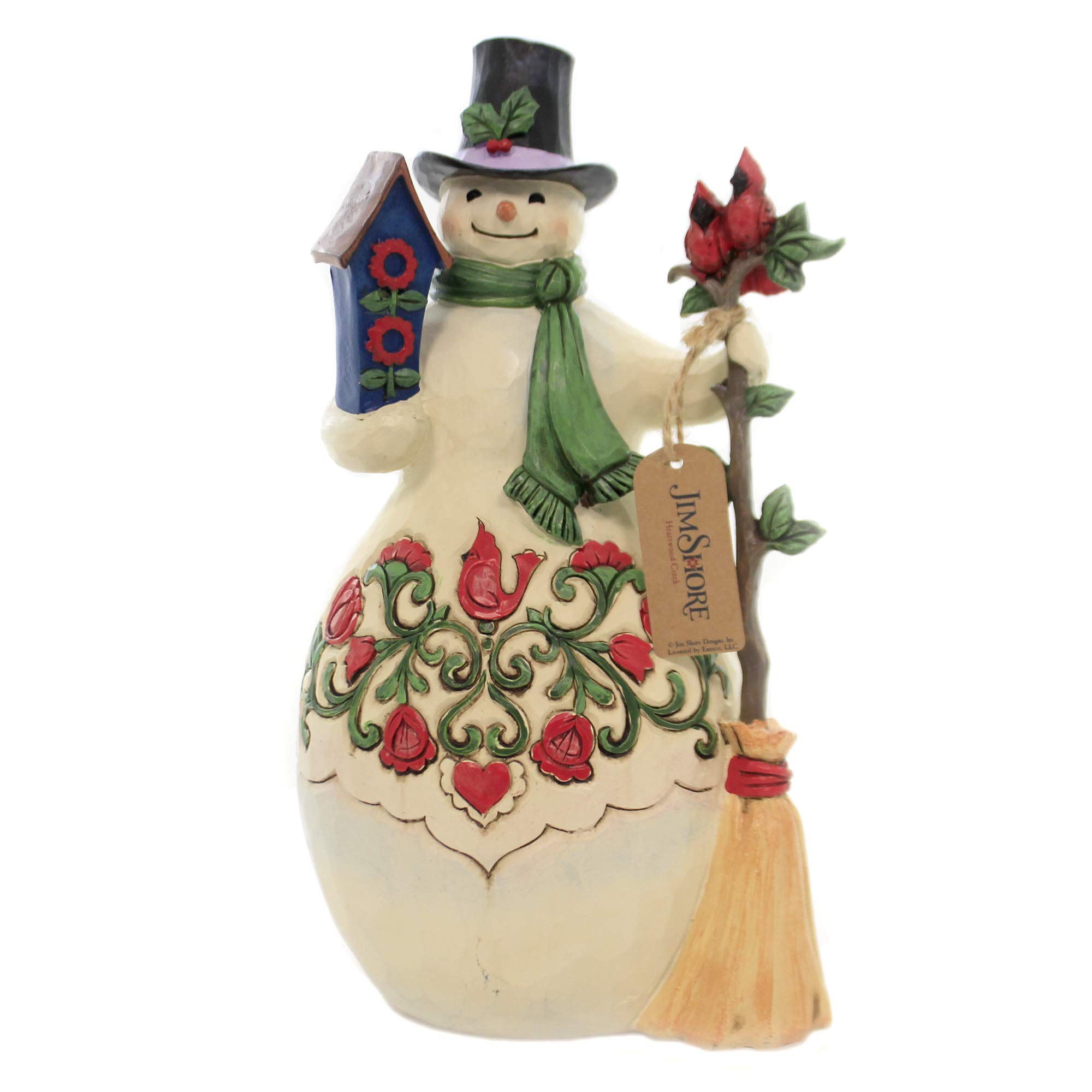 Bonhomme de Neige Jim Shore Enesco Décoration Table Noël Magique