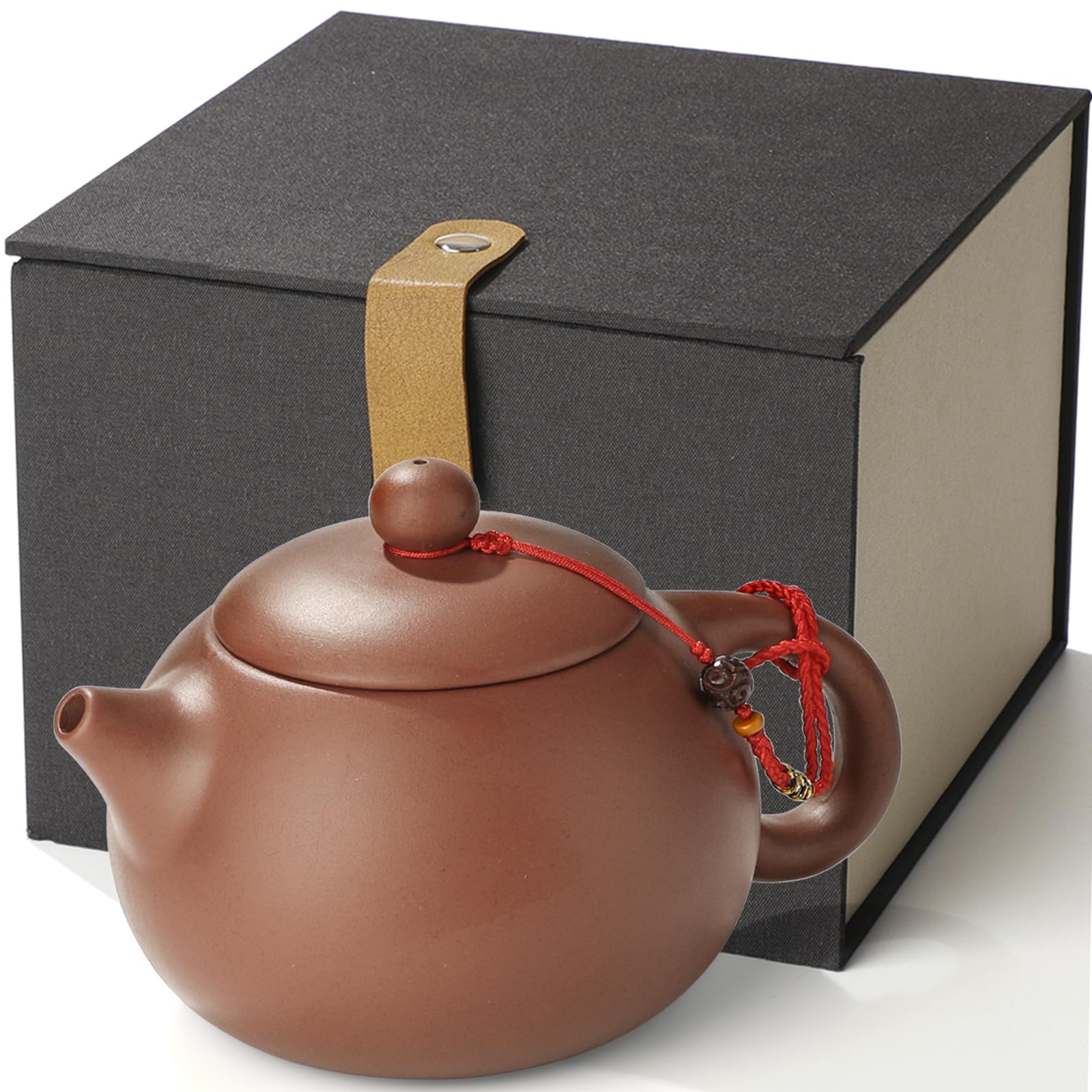 Amazon | 急須 中国茶器 400ml 大容量 紫砂急須 ギフトセット 手作り
